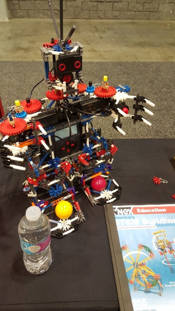 one of the very cool programmable robots I saw at FETC - we are buy a whole bunch of kits to make these.